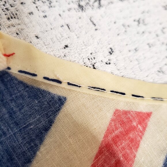 Dodo Original Vintage Made in England Union Jack Flag Cotton PVC Waxed Apron - Picture 10 of 11